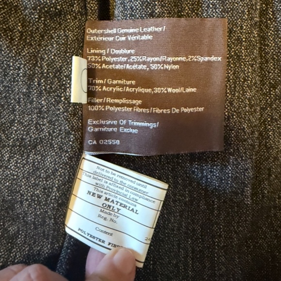 Vintage Danier chocolate brown full-length Italian leather coat NWOT - Picture 11 of 15